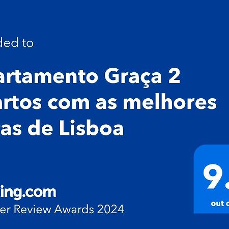 Apartamento Graca 2 Quartos Com As Melhores Vistas De Lisboa公寓 外观 照片